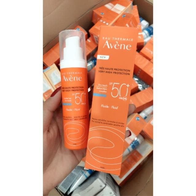 Kem chống nắng Avene fluid da thường hỗn hợp