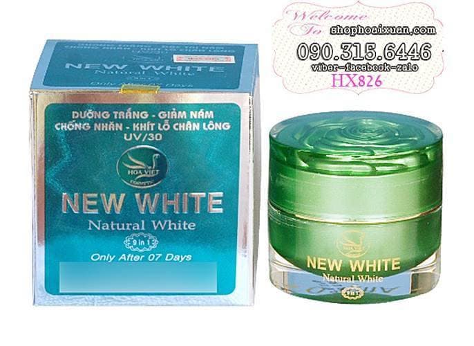 Kem dưỡng trắng giảm nám chống nhăn NEW WHITE UV30 - HX826