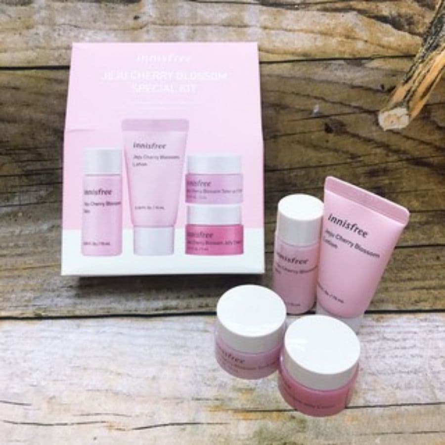 (MINI SIZE) KIT DƯỠNG DA INNISFREE HOA ANH ĐÀO SPECIAL KIT COMBO 4PCS