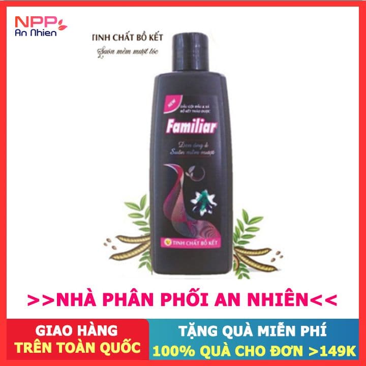 Dầu Gội Đầu Và Xả Bồ Kết Thảo Dược 250Ml- NPP AN NHIÊN