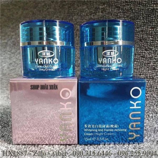 [HCM]Kem dưỡng trắng da loại bỏ nám và mụn YANKO taiwan - HX1887