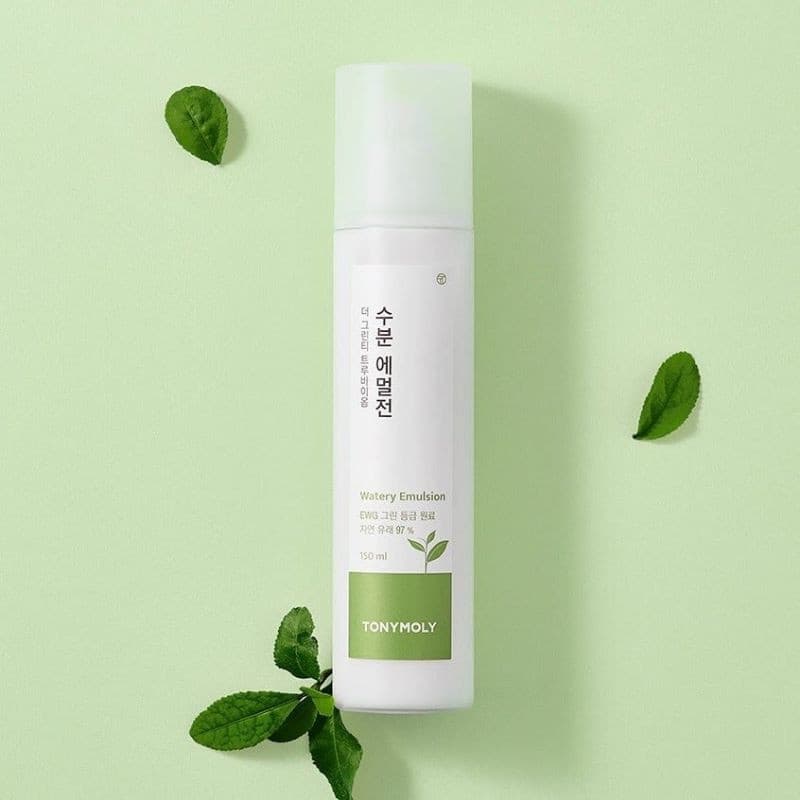 [Hàng mới về] Sữa dưỡng da trà xanh dưỡng ẩm chống ôxy hoá da Tonymoly The Green Tea Truebiome Watery