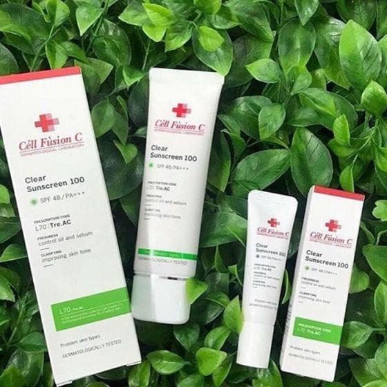 Kem chống nắng Nâng Tone (Tông) Cell Fusion C 50ml tặng tuyp 10ml