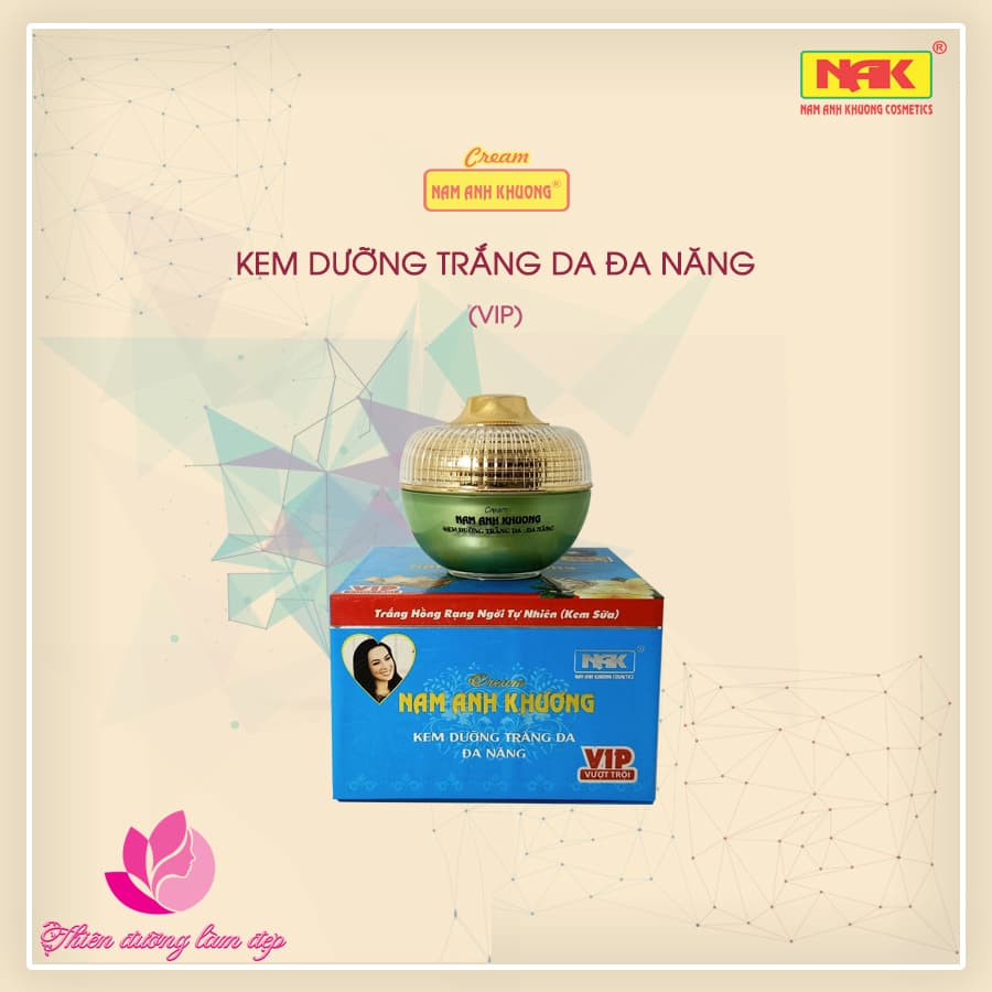 [HCM]Kem dưỡng trắng da đa năng NAM ANH KHƯƠNG VIP 35g