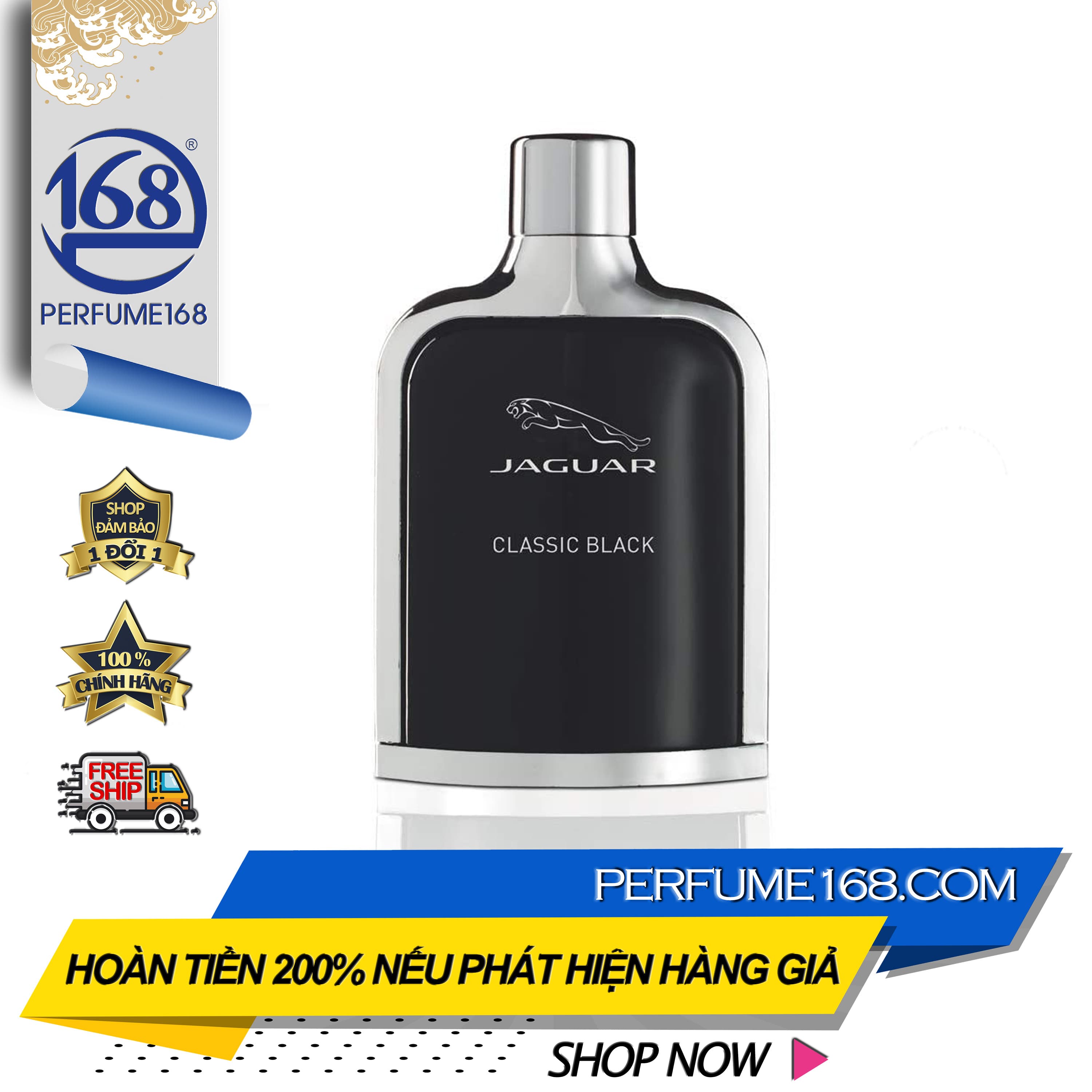 [HCM]Nước hoa nam nước hoa  Jaguar Classic Black EDT đây là dòng nước hoa Pháp