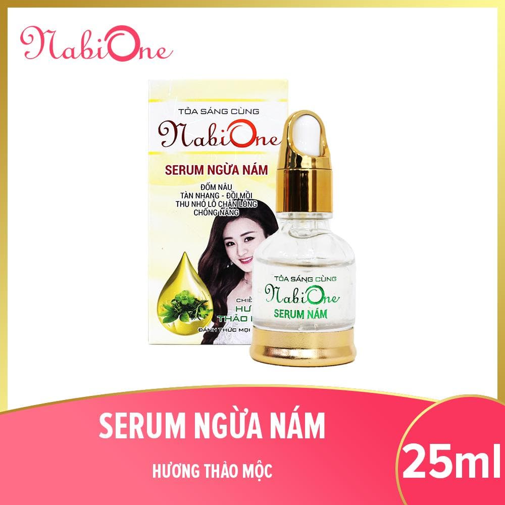 NABIONE Serum NámTàn NhangĐốm Nâu làm trắng chống nắng 25ml - Mỹ Phẩm Hà Linh