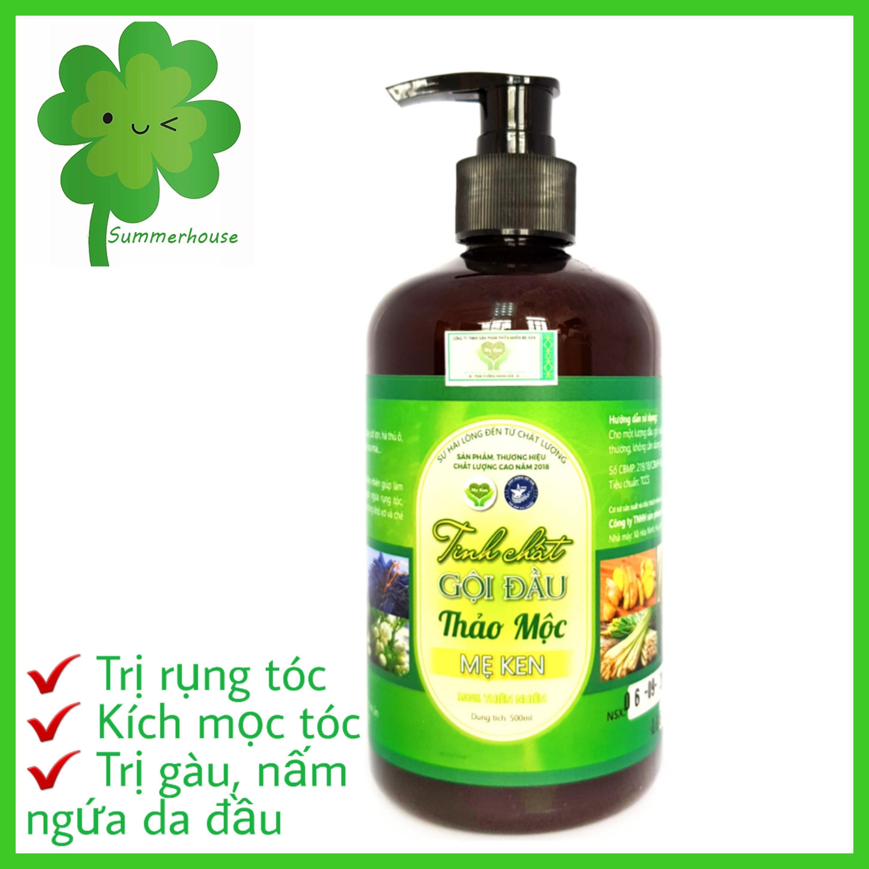 Dầu gội thảo dược Mẹ Ken Trị rụng tóc kích thích mọc tóc trị sạch gàu trị nấm ngứa da dầu tóc chắc khỏe suôn mượt – Chai 500ml| Summerhouse