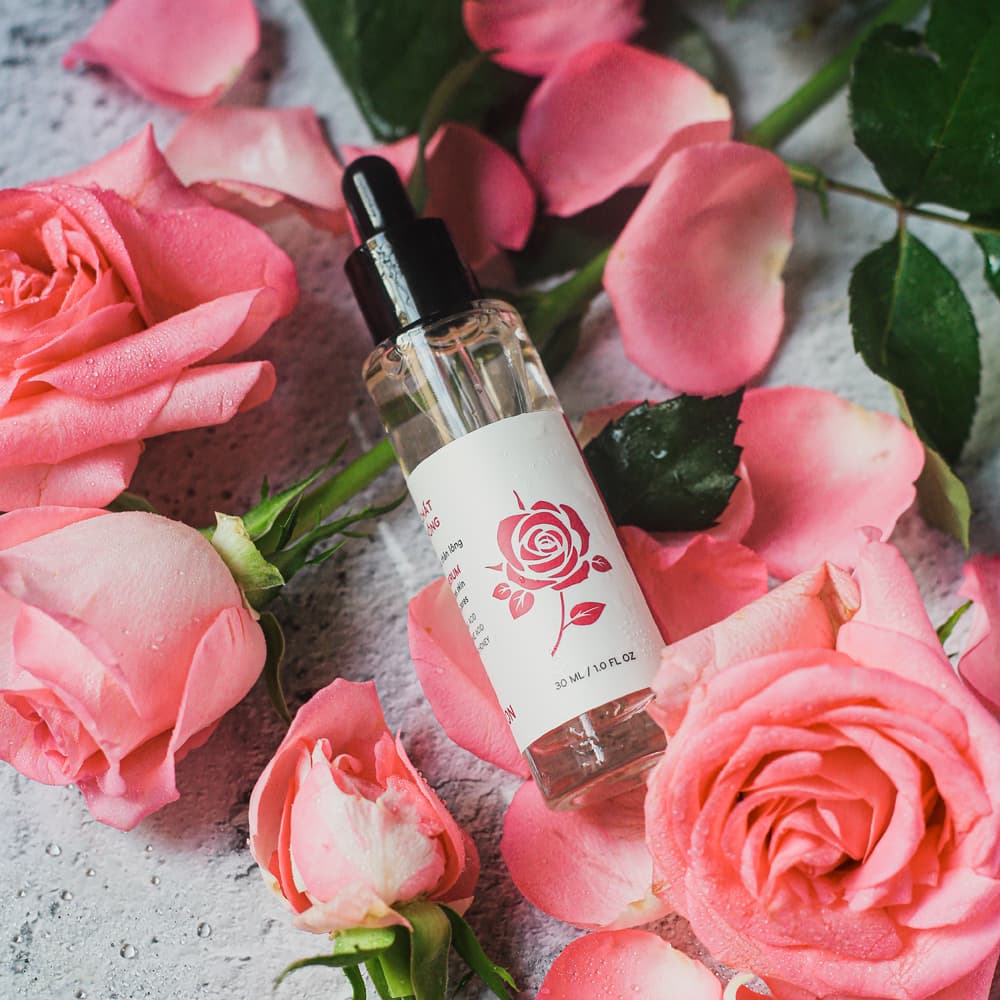 Serum Tinh chất hoa hồng Kisson Làm se khít lỗ chân lông Cung cấp độ ẩm dưỡng ẩm sâu cho da - Guty Mart