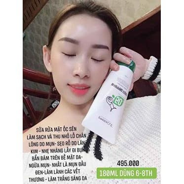 Sữa Rửa Mặt Ốc Sên 80% (180ml) - KCVN - Sữa Rửa Mặt Ốc Sên sạch da lấy đi bụi bẩn bã nhờn tế bào chết đồng thời dưỡng ẩm cải thiện tông màu da