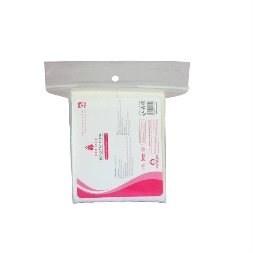 [HCM]Bông tẩy trang Merilynn loại 180 miếng bề mặt mịn - Bông tẩy trang điểm bông bạch tuyết