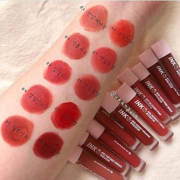 Son kem lì mỏng nhẹ Peripera New Ink Matte Blur Tin 3.8g