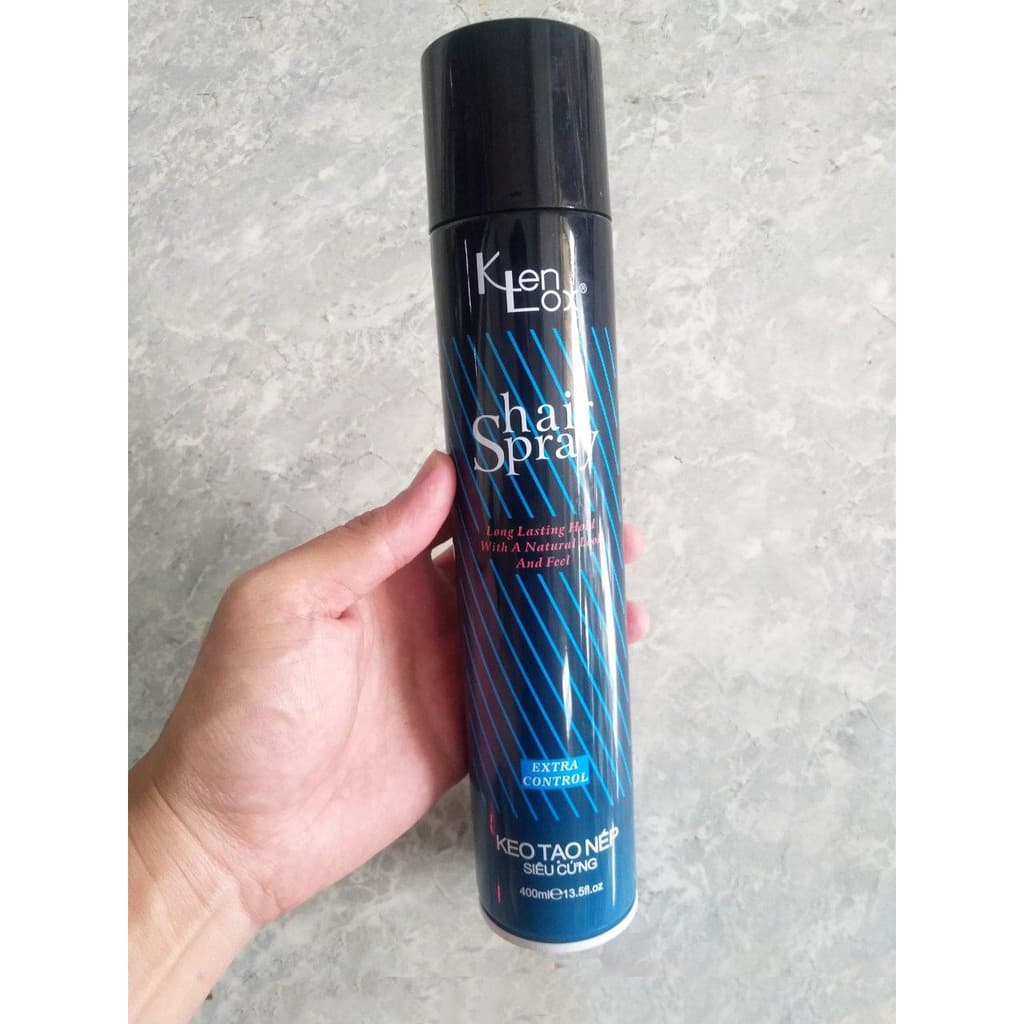 KEO XỊT TÓC TẠO KIỂU KENLOX HAIR SPRAY 400ml