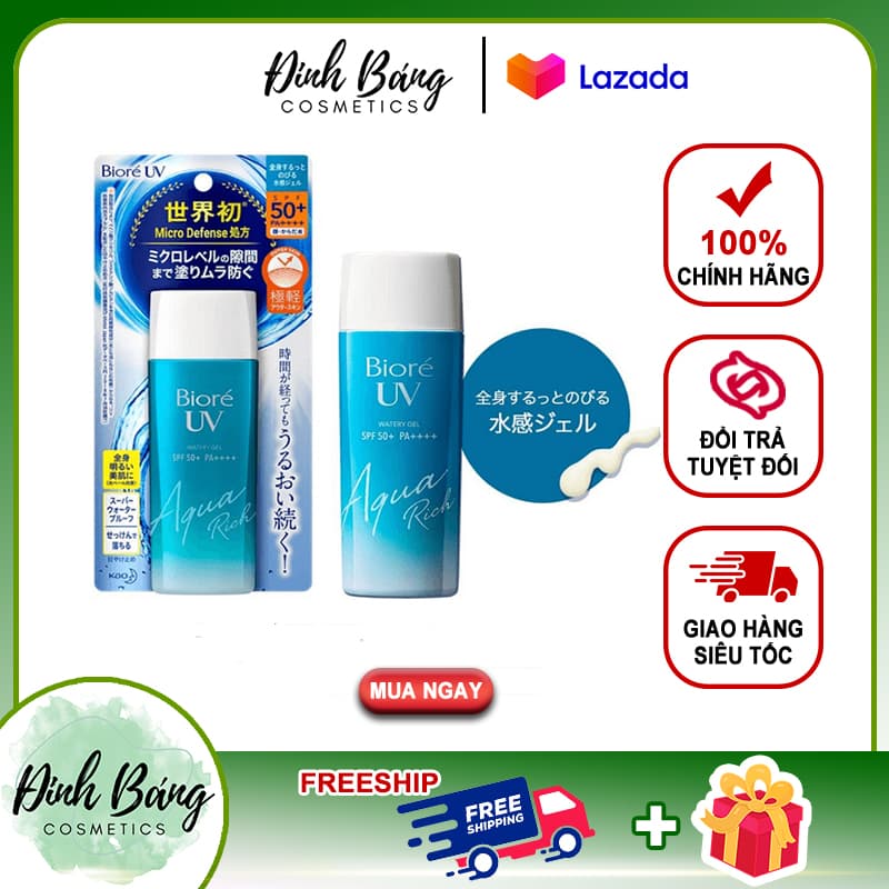 [HCM]XẢ HÀNG-BIORÉ Kem chống nắng Biore nội địa Nhật UV Aquarich