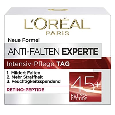 Kem Dưỡng Da LOréal Paris Face Cream Anti-Wrinkle Expert Day Cream 45+ Kem dưỡng da mặt chống lão hóa chuyên sâu với Retino Peptides cho làn da săn chắc và mềm mại hơn 50 ml