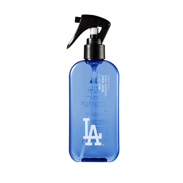 Xịt thơm body khử mùi lưu hương MLB Groo Body Spray Dodgers Aqua