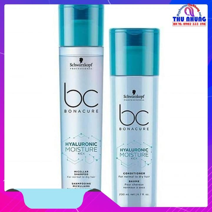 [HCM]Bộ dầu gội xả tóc xoăn Schwarzkopf BC Moisture Kick 250ml/200ml (ĐỨC)