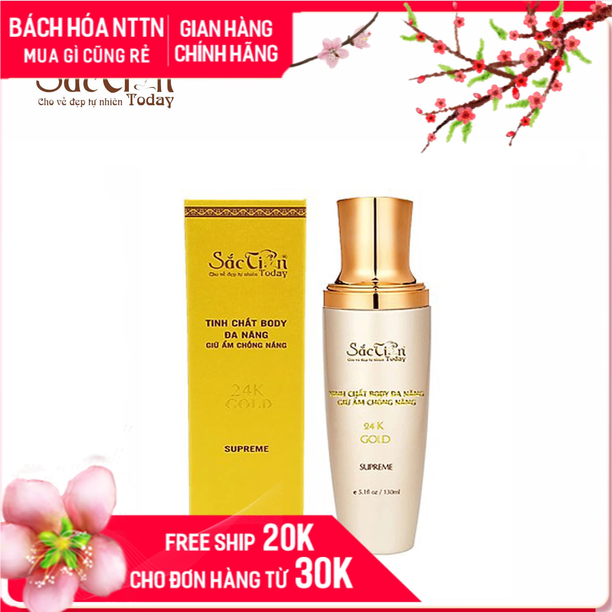 Tinh chất body đa năng giữ âm chống nắng Sắc Tiên Today 130ml bật tông tiết kiệm thời gian chăm sóc da