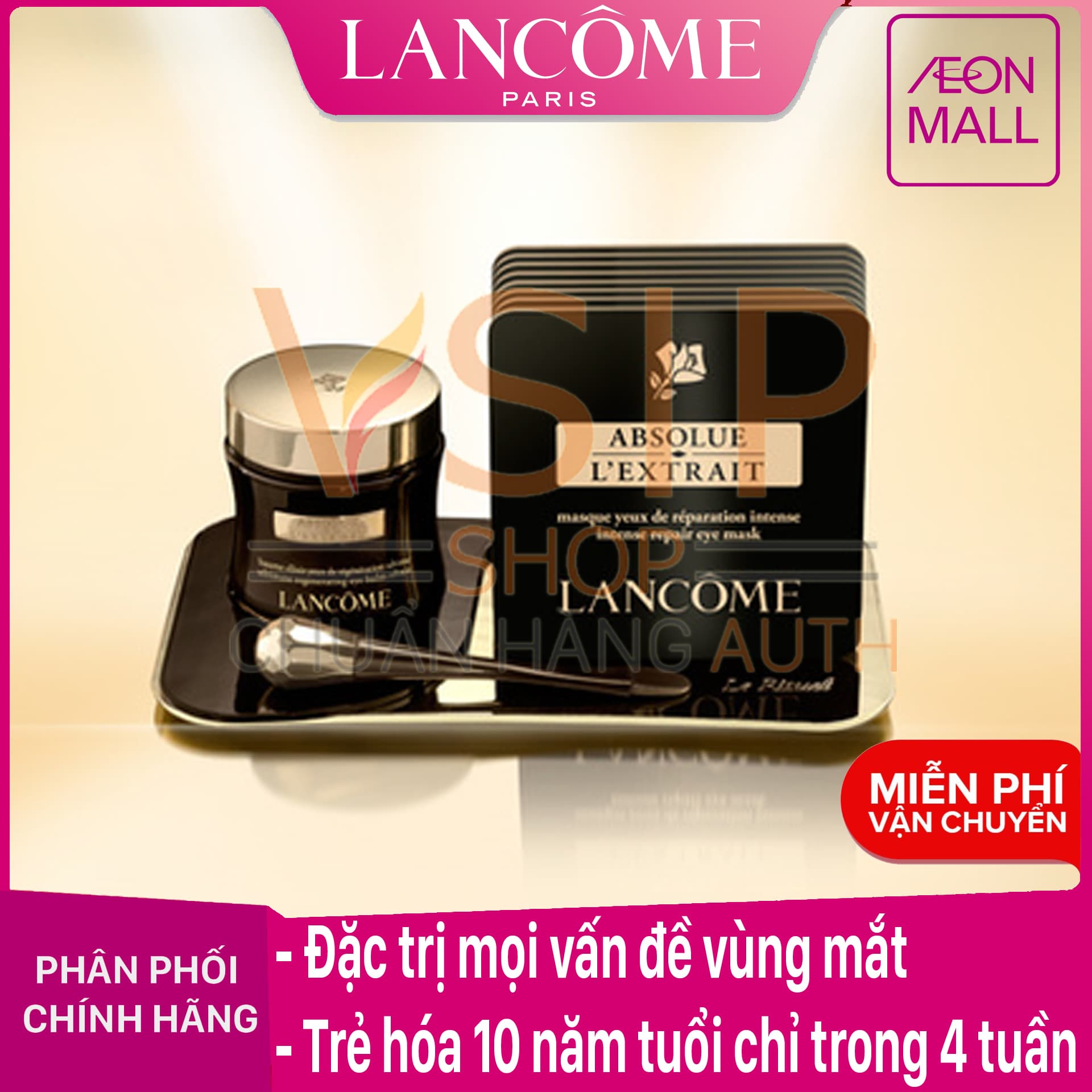 Kem dưỡng - trị mọi vấn đề vùng mắt tái tạo làn da Lancome Absolue L’Extrait Regenerating Ultimate Eye