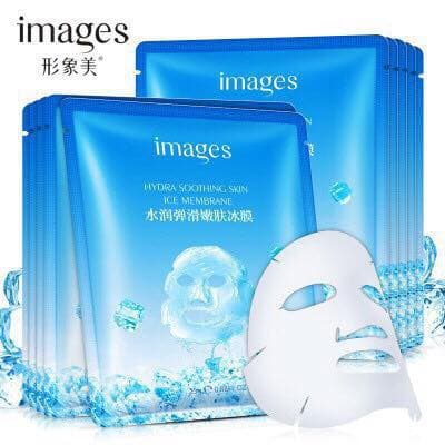 [HCM]COMBO 10 MẮT NẠ ĐÁ BĂNG cao cấp Image mặt nạ dưỡng ẩm giúp da mềm mịn mặt nạ giấy dưỡng da trắng làm săn và tăng độ đàn hồi chống lão hóa nội địa Trung
