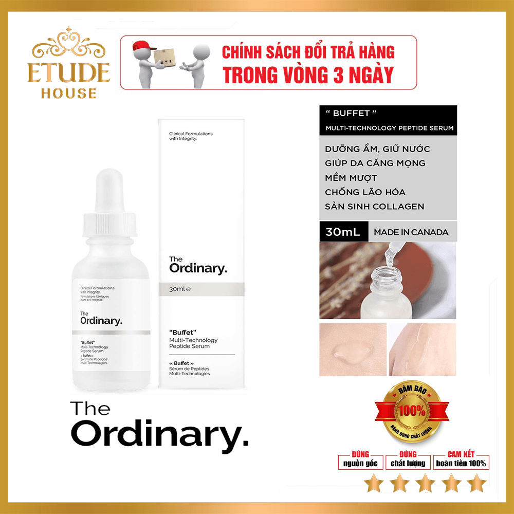 Serum Dưỡng da chống lão hóa toàn diện The Ordinary Buffet - TheOrdinary { CHUẨN AUTH 100% } BẢO HÀNH ĐỔI TRẢ 3 NGÀY!!