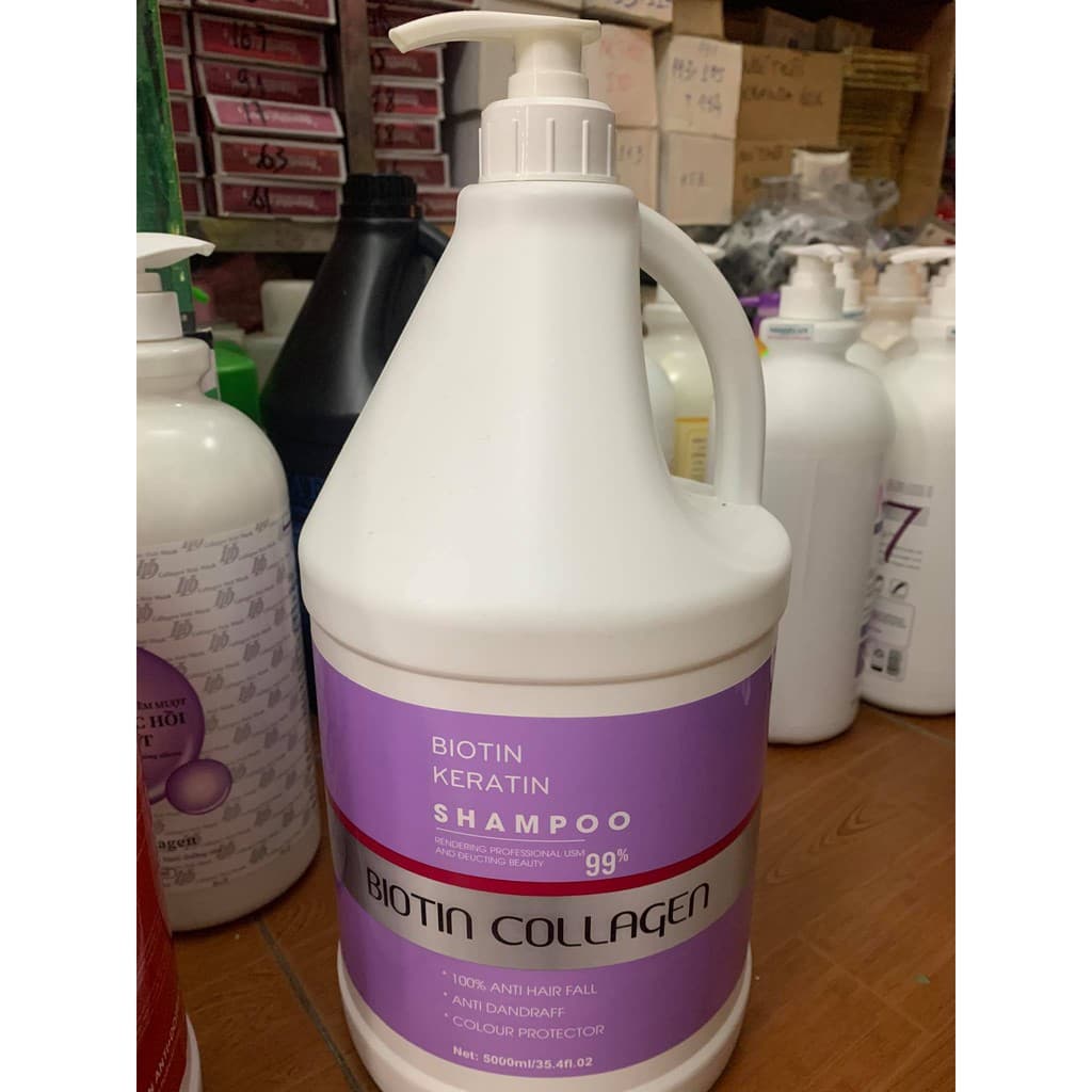DẦU GỘI CAN BIOTIN COLLAGEN 5000ML