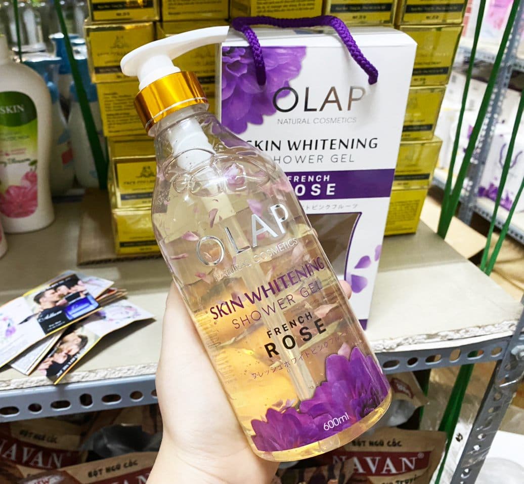 [HCM]SỮA TẮM TRẮNG DA HƯƠNG NƯỚC HOA OLAP - SKIN WHITENING SHOWER GEL