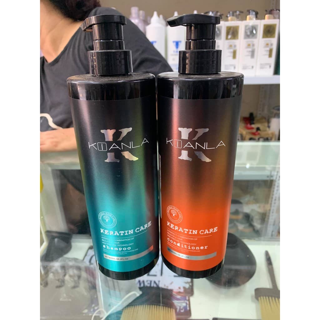 CẶP DẦU GỘI XẢ KIANLA KERATIN CARE TÓC 800ML X2