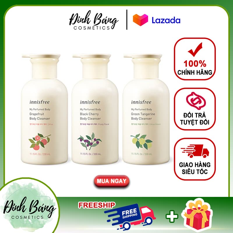 [HCM]Sữa tắm hương nước hoa innisfree My Perfumed Body 330ml - Kho Sỉ Đình Bằng