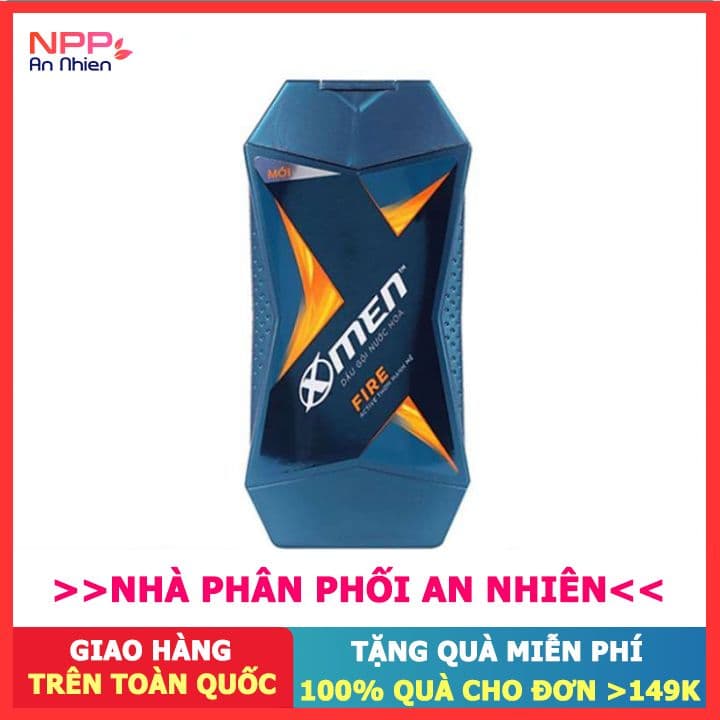 Dầu gội nước hoa X-Men Active Fire 380gr- NPP AN NHIÊN