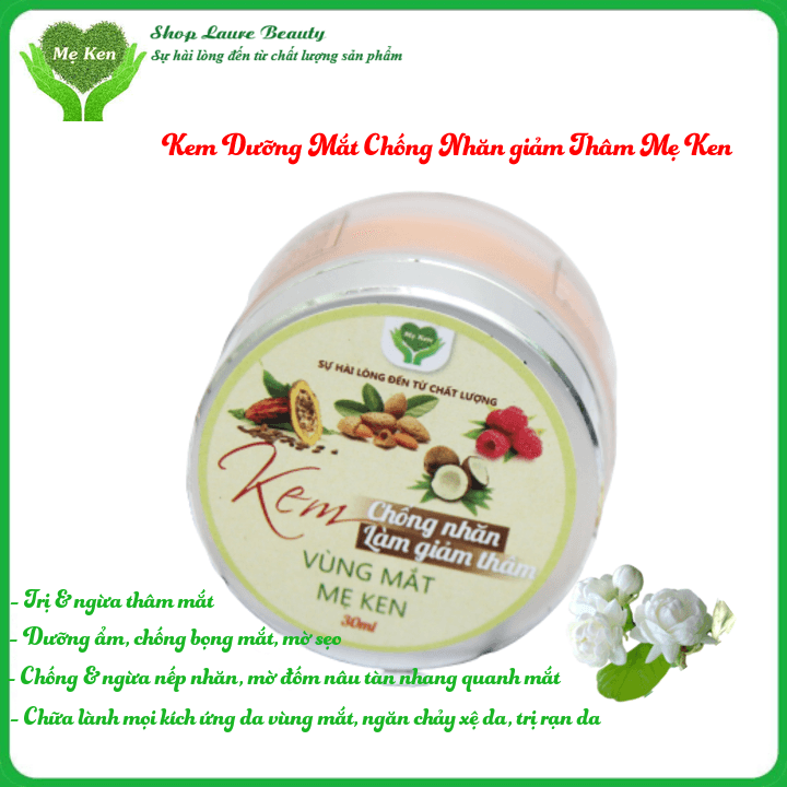 KEM DƯỠNG MẮT CHỐNG LÃO HÓA GIẢM NHĂN MỜ THÂM QUẦNG VÙNG MẮT