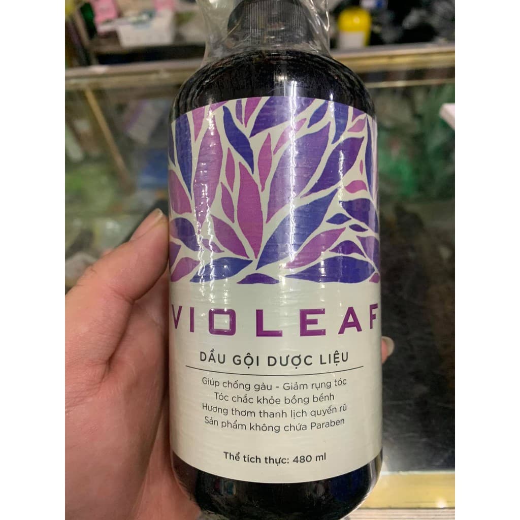 Cặp dầu gội xả thảo dược VIOLEAF Sao Thái Dương 480ml x2
