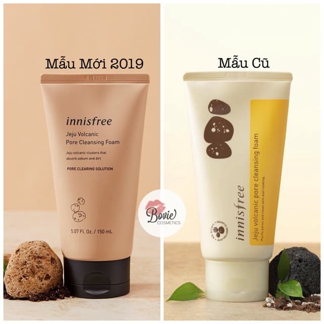 [HCM]Sữa rửa mặt Innisfree Jeju Volcanic Pore Cleansing Foam 150ml
