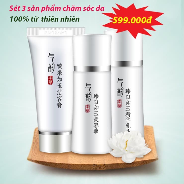 Bộ sản phẩm chăm sóc da dầu mụn/ Bộ chăm sóc da mặt/ Bộ chăm sóc da mặt Hàn Quốc/ Bộ chăm sóc da mặt cho nam 3 món