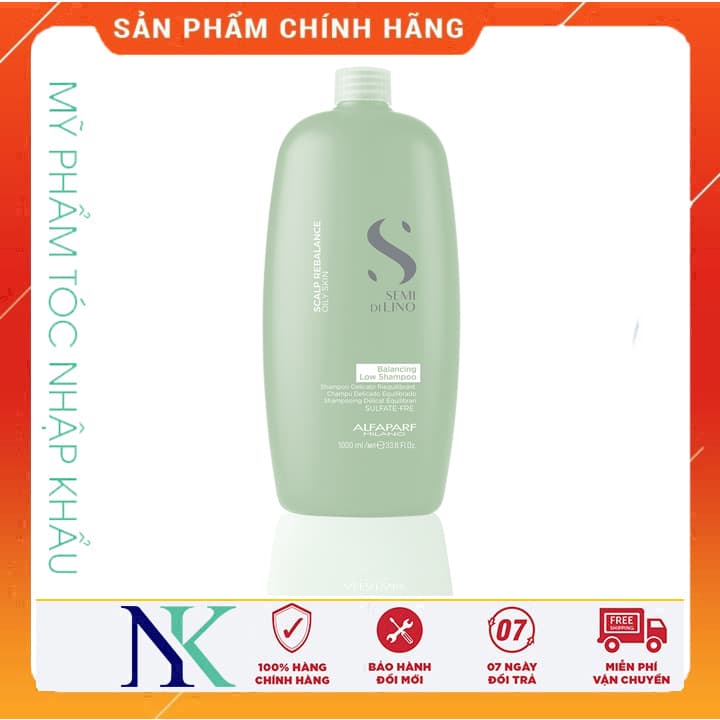 [HCM]Dầu Gội Alfaparf Rebalance Cân Bằng Tóc Dầu 1000Ml