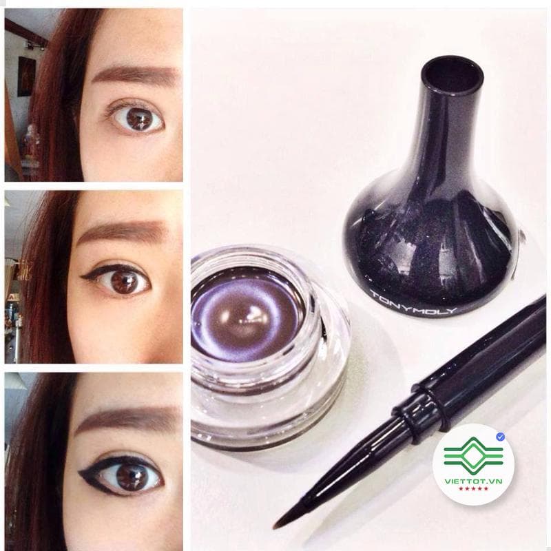Gel kẻ mắt Tonymoly Backstage Gel Eyeliner dễ kẻ - VT091