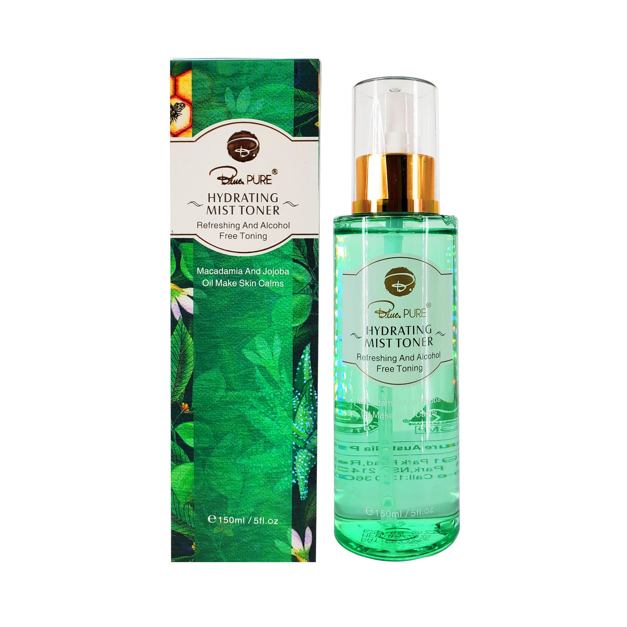 [HCM]Xịt dưỡng hoa hồng tầng sâu không cồn Blue.pure Hydrating Mist Toner (150ml) HÀNG ÚC CHÍNH HÃNG