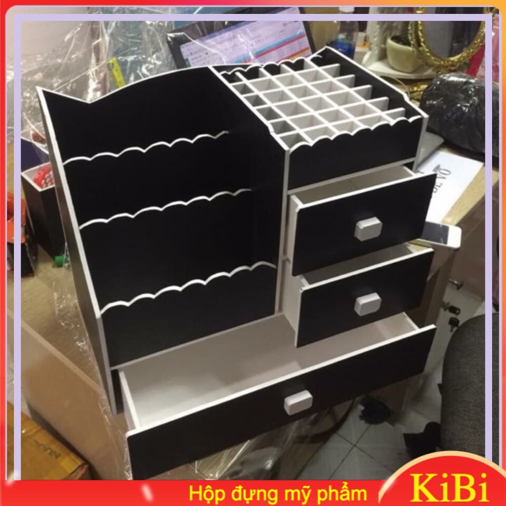 [HCM]Kệ Tai Thỏ Màu Đen Đựng đồ mỹ phẩm son phấn nước hoa lặt vặt cho chị em chất lượng