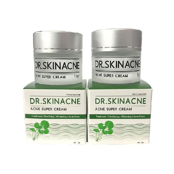 kem dưỡng trắng da - mụn DR.SKI.NACNE - mụn đầu đen  mụn trắng  mụn cám. giúp da trắng sáng hồng h
