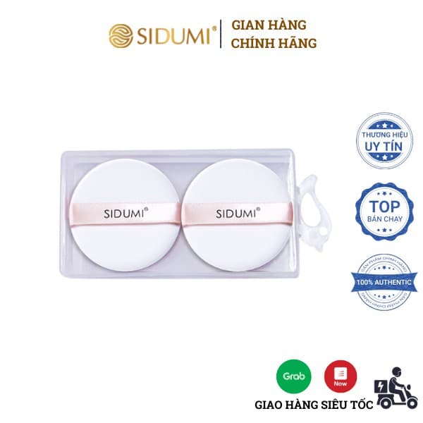 B&ocircng trang điểm ướt c&oacute tay cầm tr&ograven cao cấp Sidumi