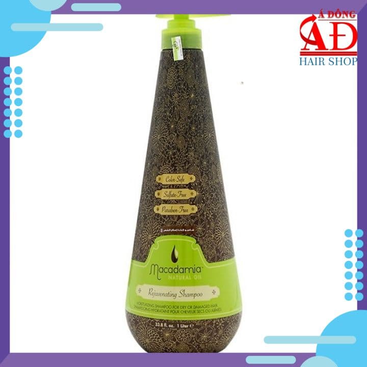 Dầu gội Macadamia Natural Oil Rejuvenating Shampoo trẻ hóa tóc chính hãng Mỹ 1000ml