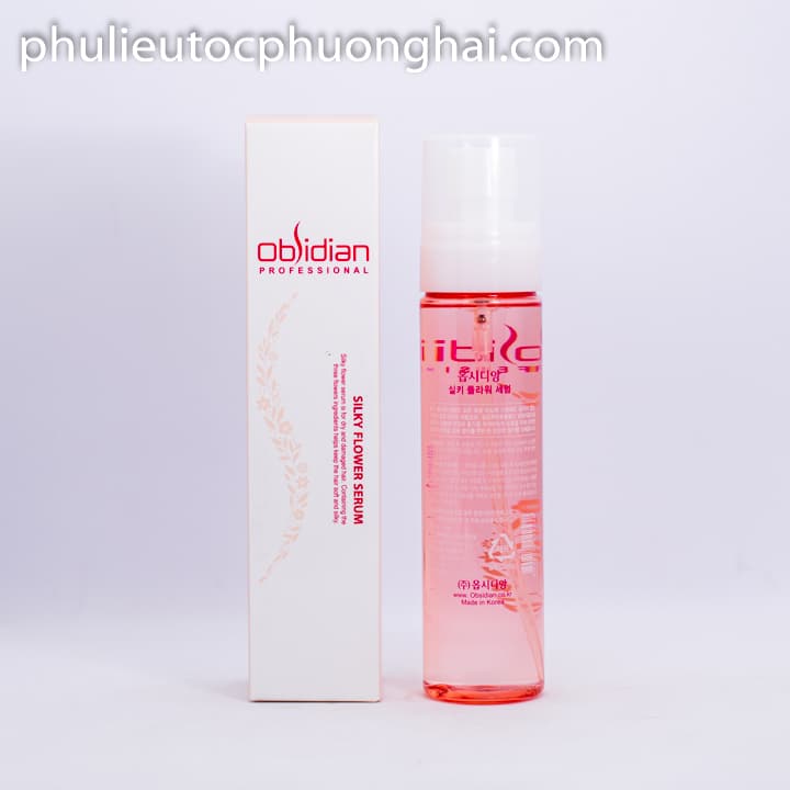 HUYẾT THANH DƯỠNG TÓC SIÊU MỀM MƯỢT OBSIDIAN SILKY FLOWER SERUM 110ml