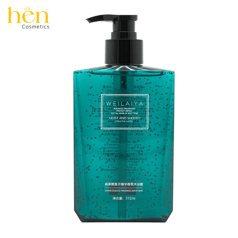 [HCM]Sữa tắm trứng cá tầm dưỡng ẩm hương nước hoa [Weilaiya Chính Hãng]312ml - Cho làn da mềm mịn trắng hồng lưu hương dài lâu.
