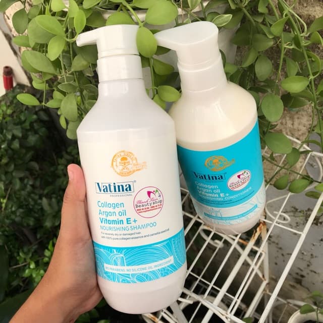 Cặp Dầu gội xả Vatina 800ml x2