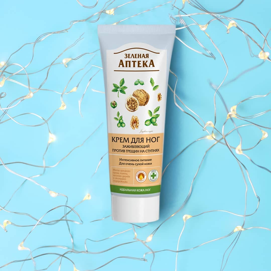 Kem dưỡng da chân liền sẹo chống nứt nẻ Zelenaya Apteka 75 ml