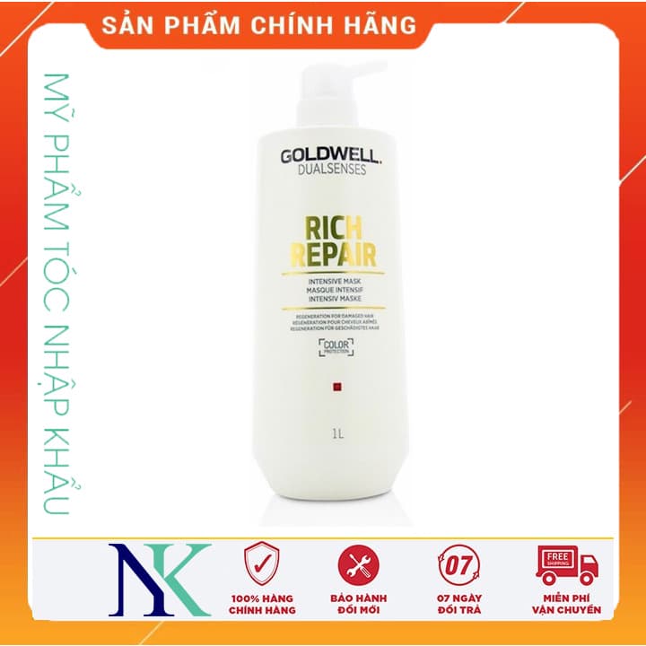 [HCM]Mặt Nạ Dưỡng Sâu Siêu Phục Hồi Goldwell Rich Repair 1000Ml
