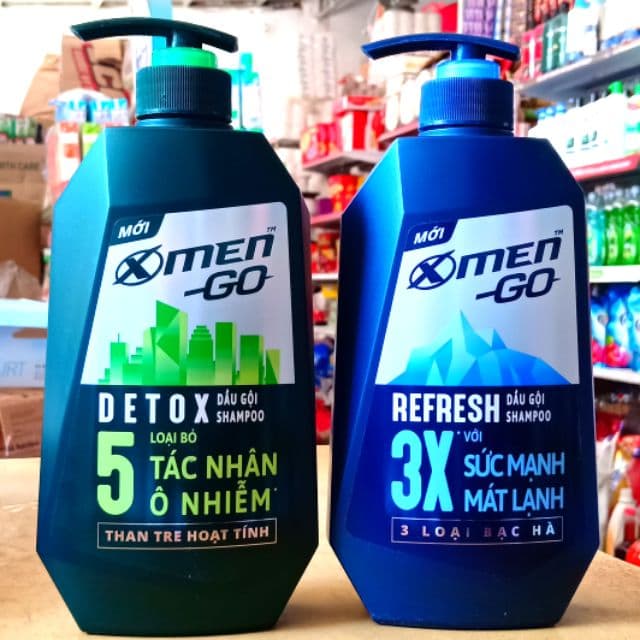 Dầu gội Xmen Go DETOX Và REFRESH 630g