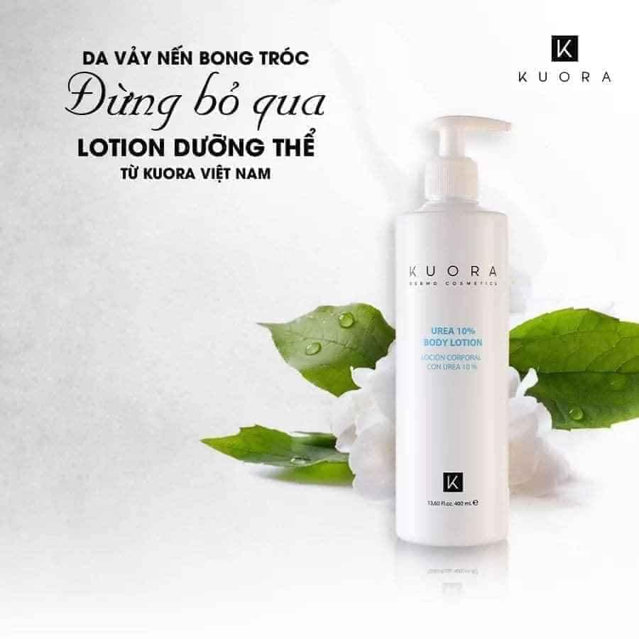 [HCM]Kem Dưỡng Ẩm Toàn Thân UREA - Cấp Ẩm  Làm Mịn Màng và Trẻ Hóa Làn Da KHÔ & RẤT KHÔ – Nhập Khẩu Châu Âu -  KUORA  UREA BODY LOTION