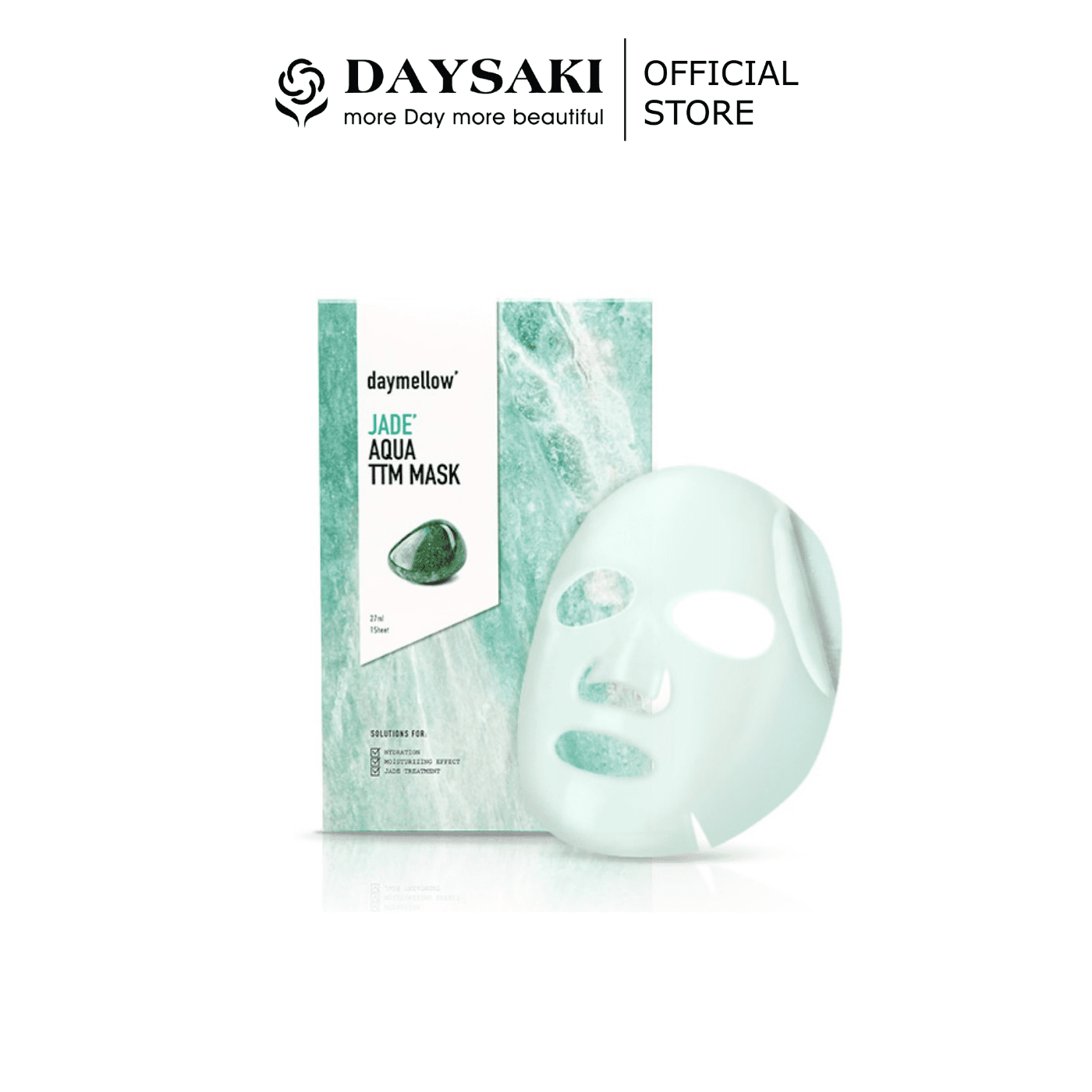 Daymellow Mặt Nạ Dưỡng Ẩm Jade Aqua Ttm Mask 27ml