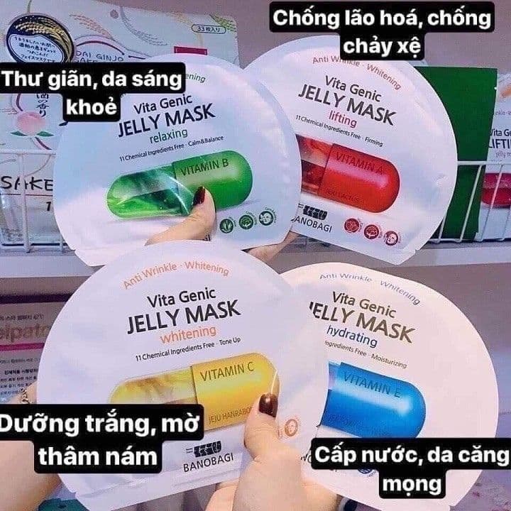 Mặt nạ giấy dưỡng da BNBG Vita Genic Jelly Mask Hàn Quốc 30ml