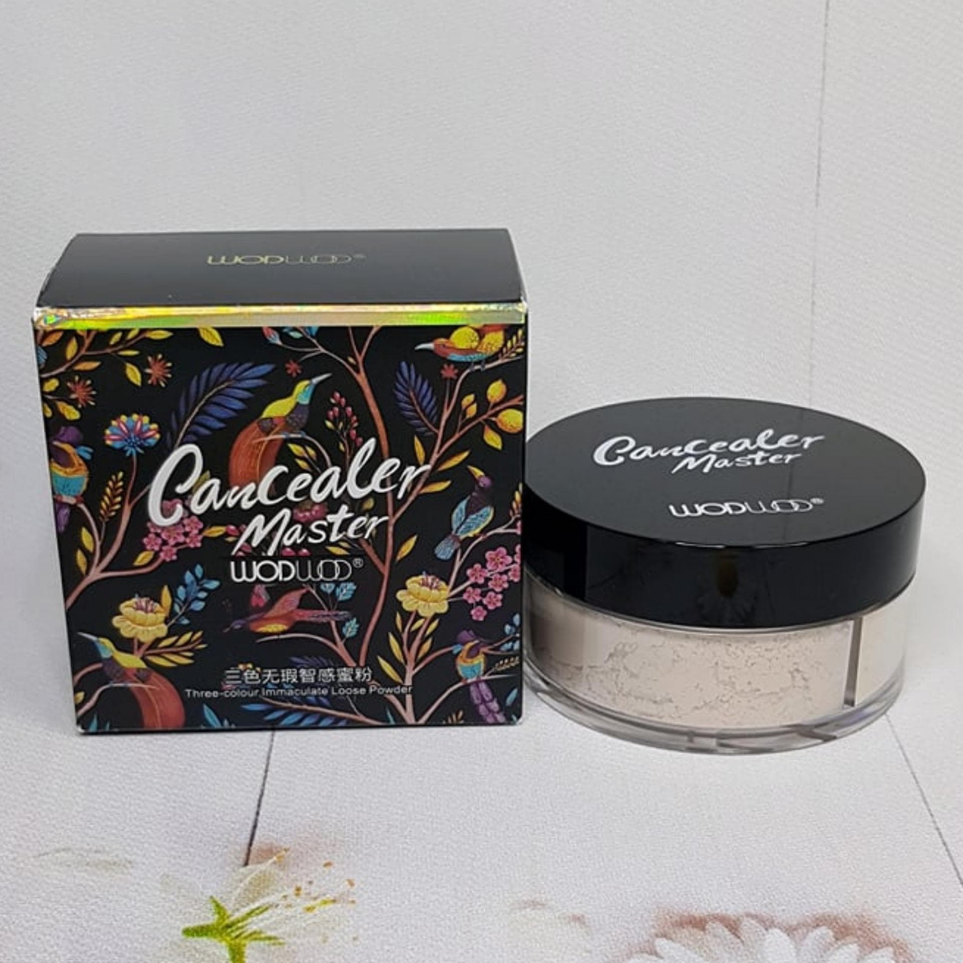 Phấn Phủ Trang Điểm Dạng Bột Với 3 Tông Màu Hiện Đại WODWOD CONCEALER MASTER